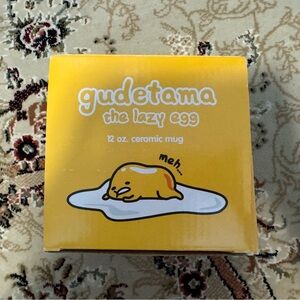 Rare Sanrio Gudetama Yellow Ceramic Mug